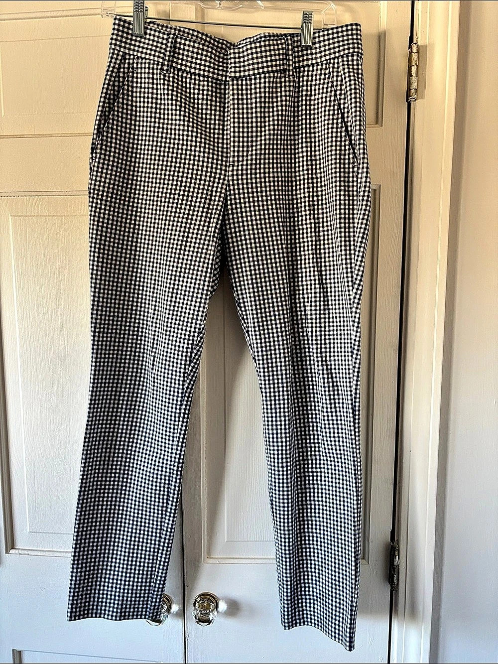 Gap Signature Skinny Ankle Pants Gingham Pants Size 6